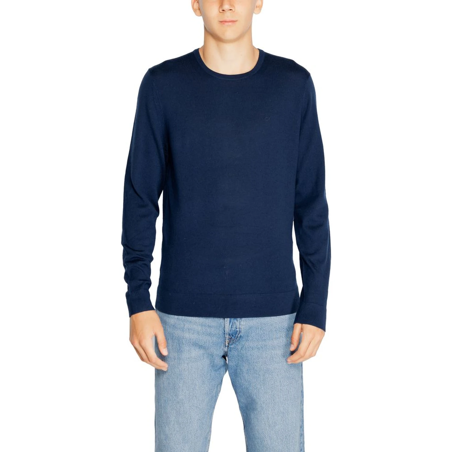 Blue Recycled Wool Sweatshirt
