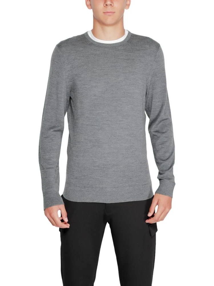 Gray Recycled Wool Sweatshirt