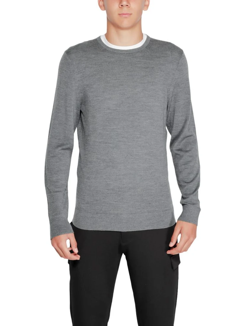Gray Recycled Wool Sweatshirt