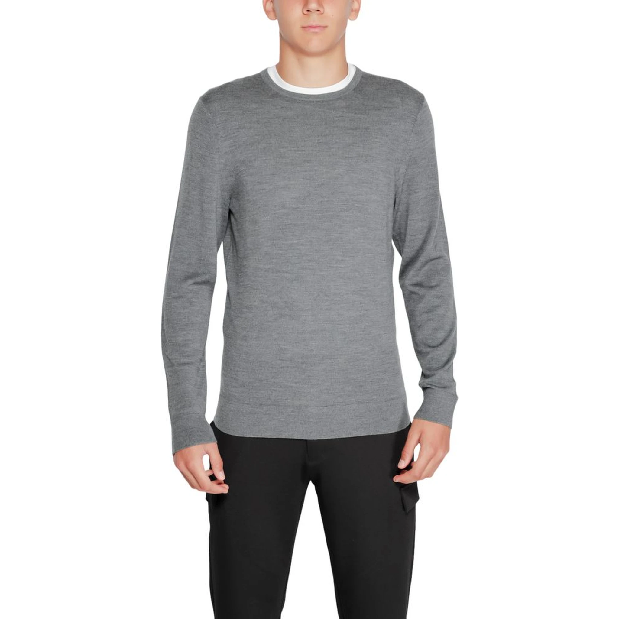 Gray Recycled Wool Sweatshirt