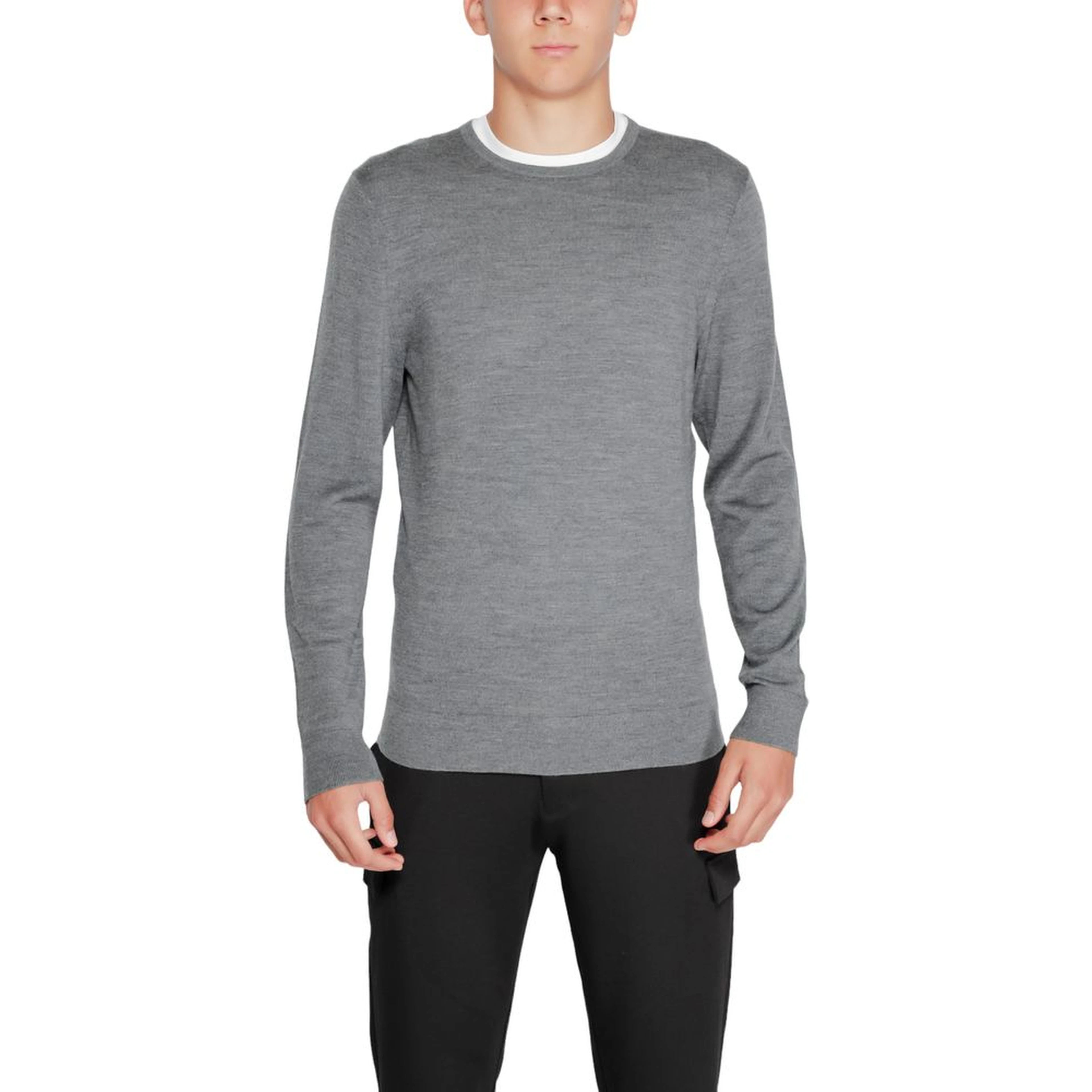 Gray Recycled Wool Sweatshirt