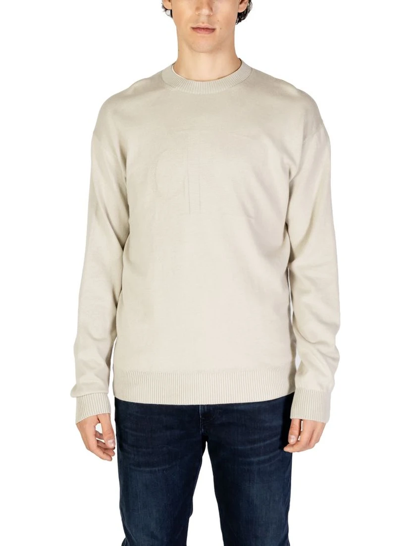 Beige Organic Cotton Sweatshirt