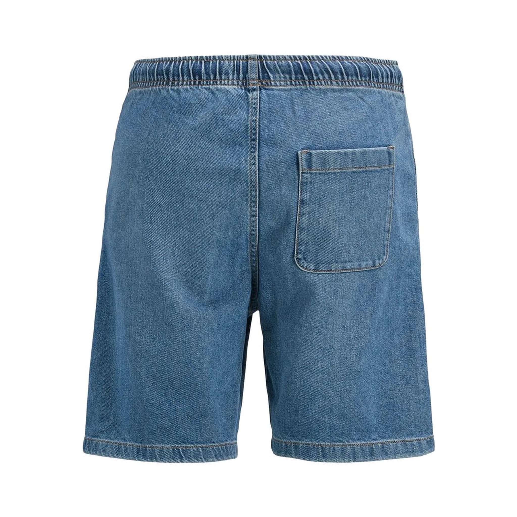 Light Blue Cotton Bermuda Shorts