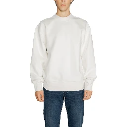White Recycled Cotton Sweatshirt