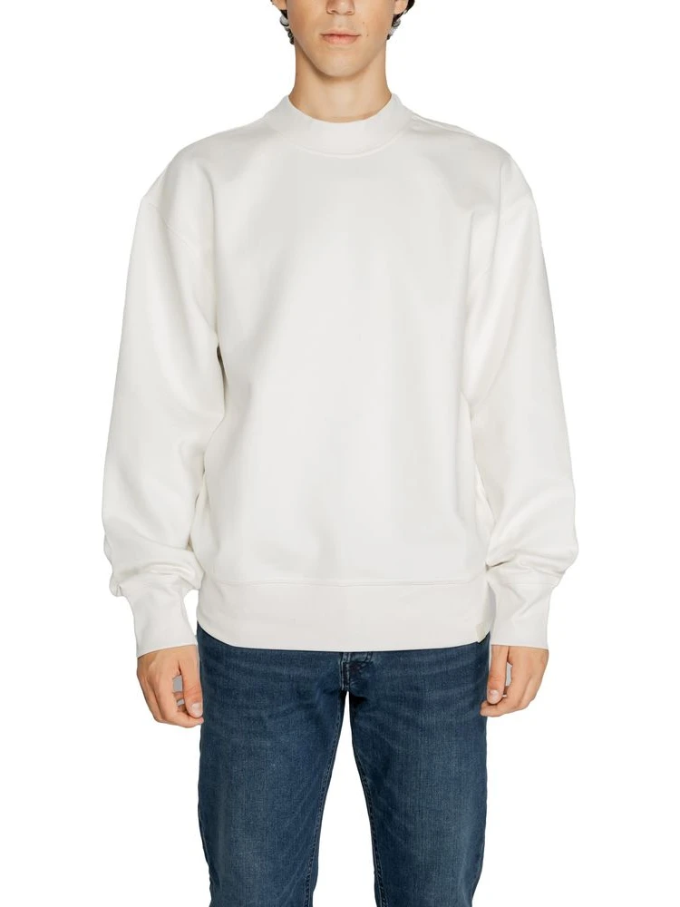 White Recycled Cotton Sweatshirt