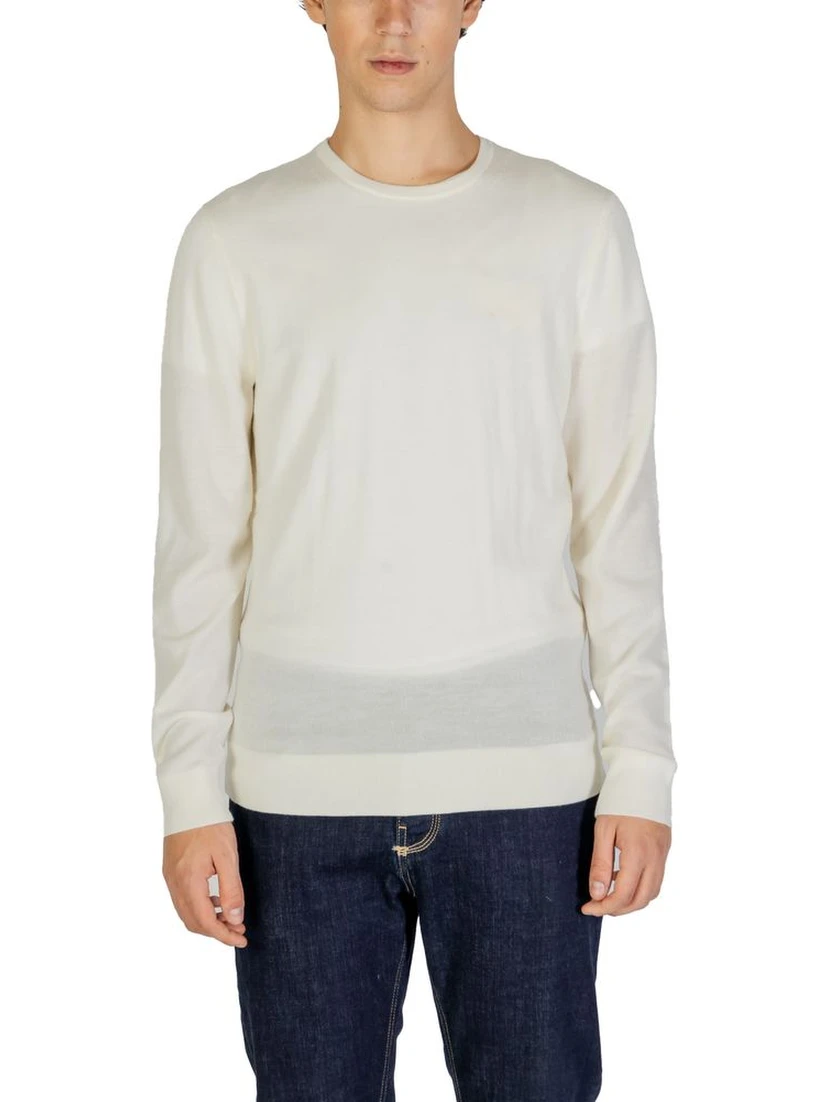 Cream Recycled Wool Sweatshirt