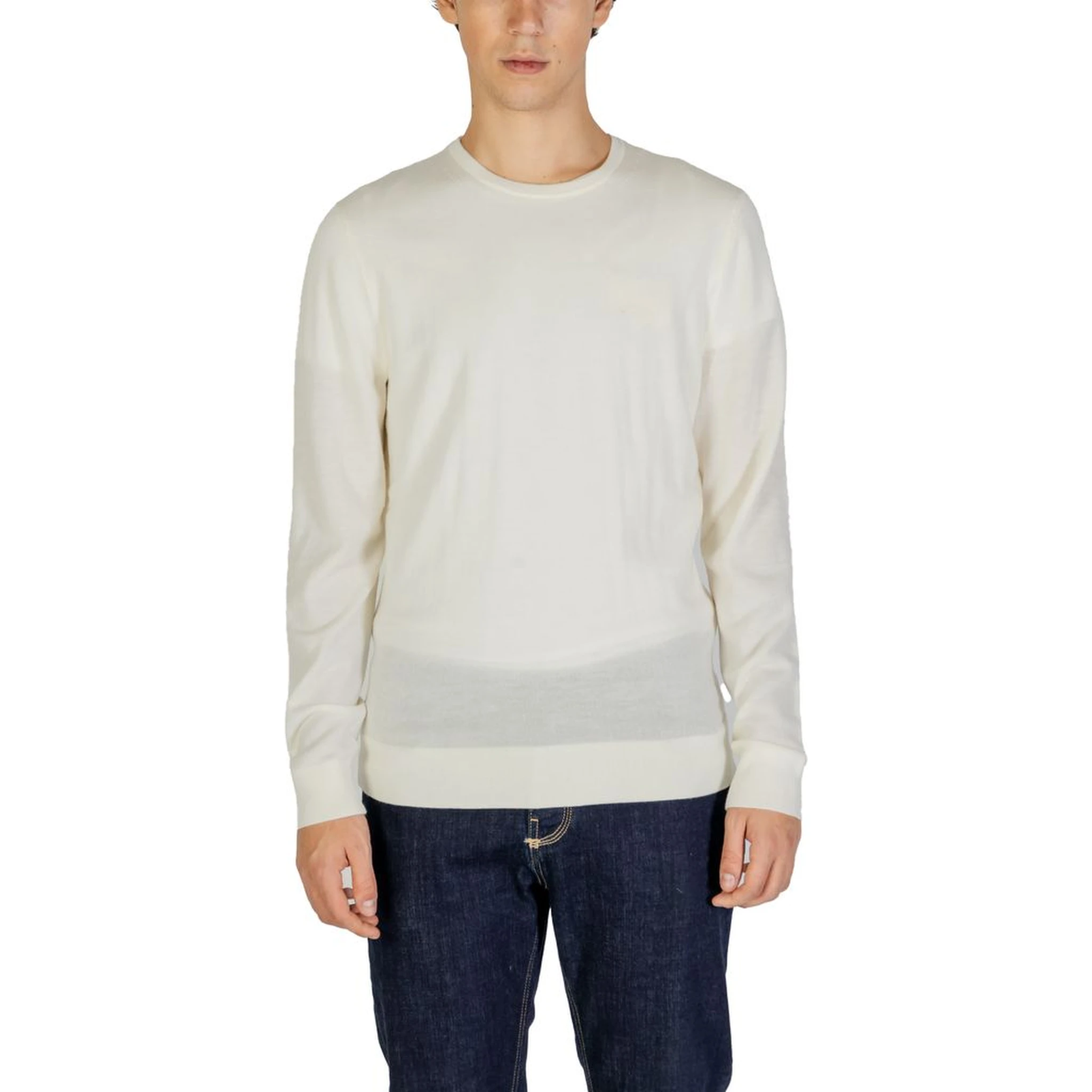 Cream Recycled Wool Sweatshirt