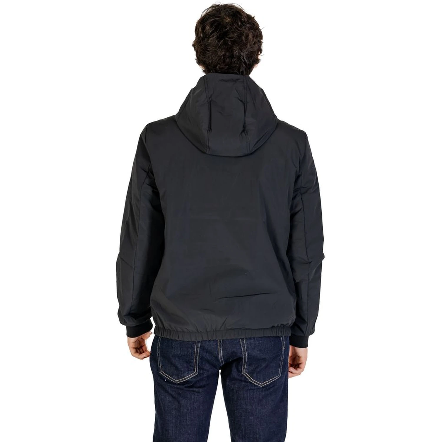Black Recycled Polyester Shell Jacket