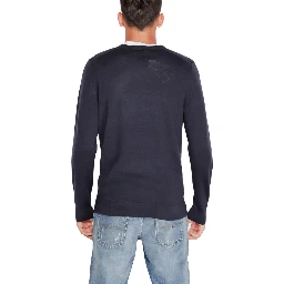 Blue Recycled Wool Sweatshirt