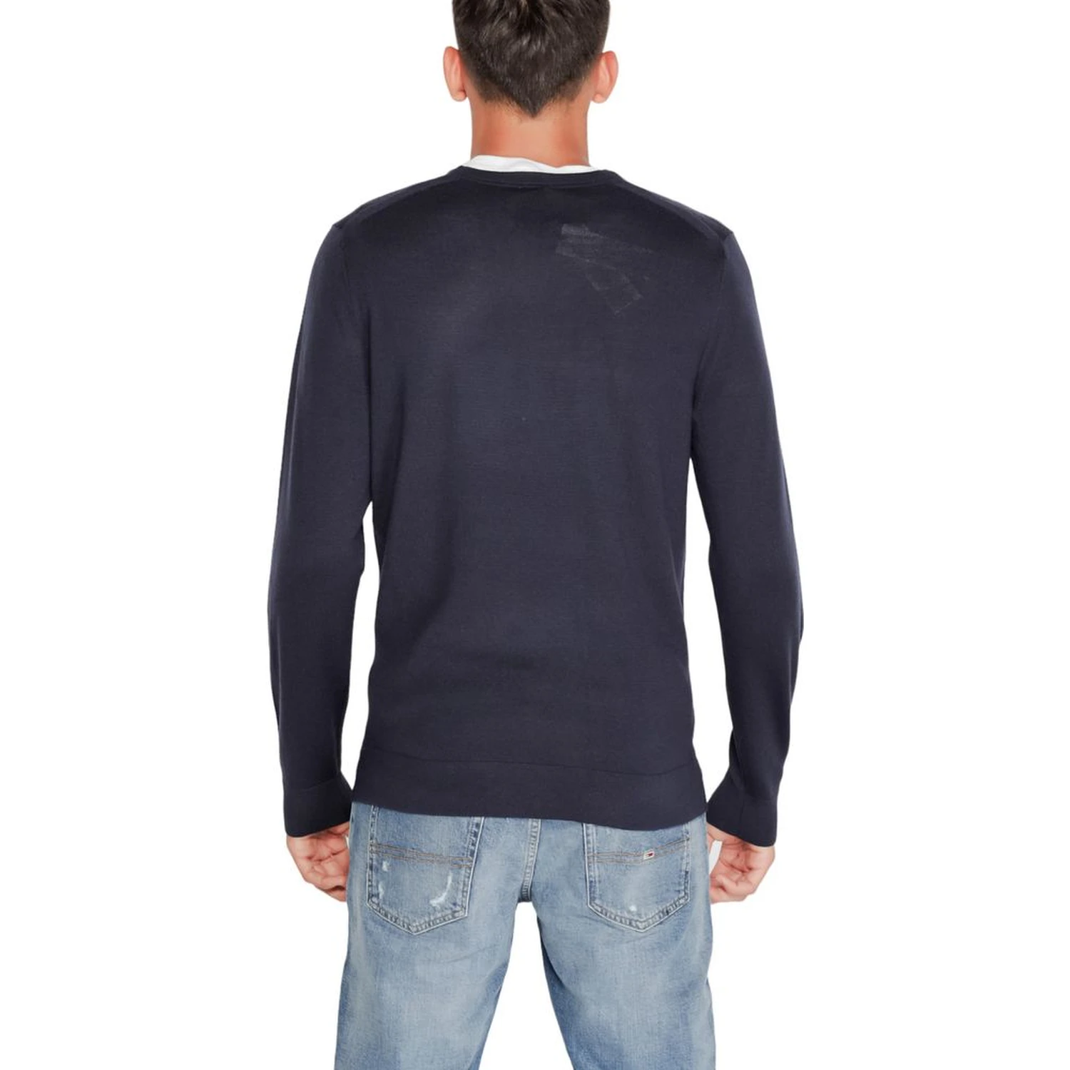 Blue Recycled Wool Sweatshirt