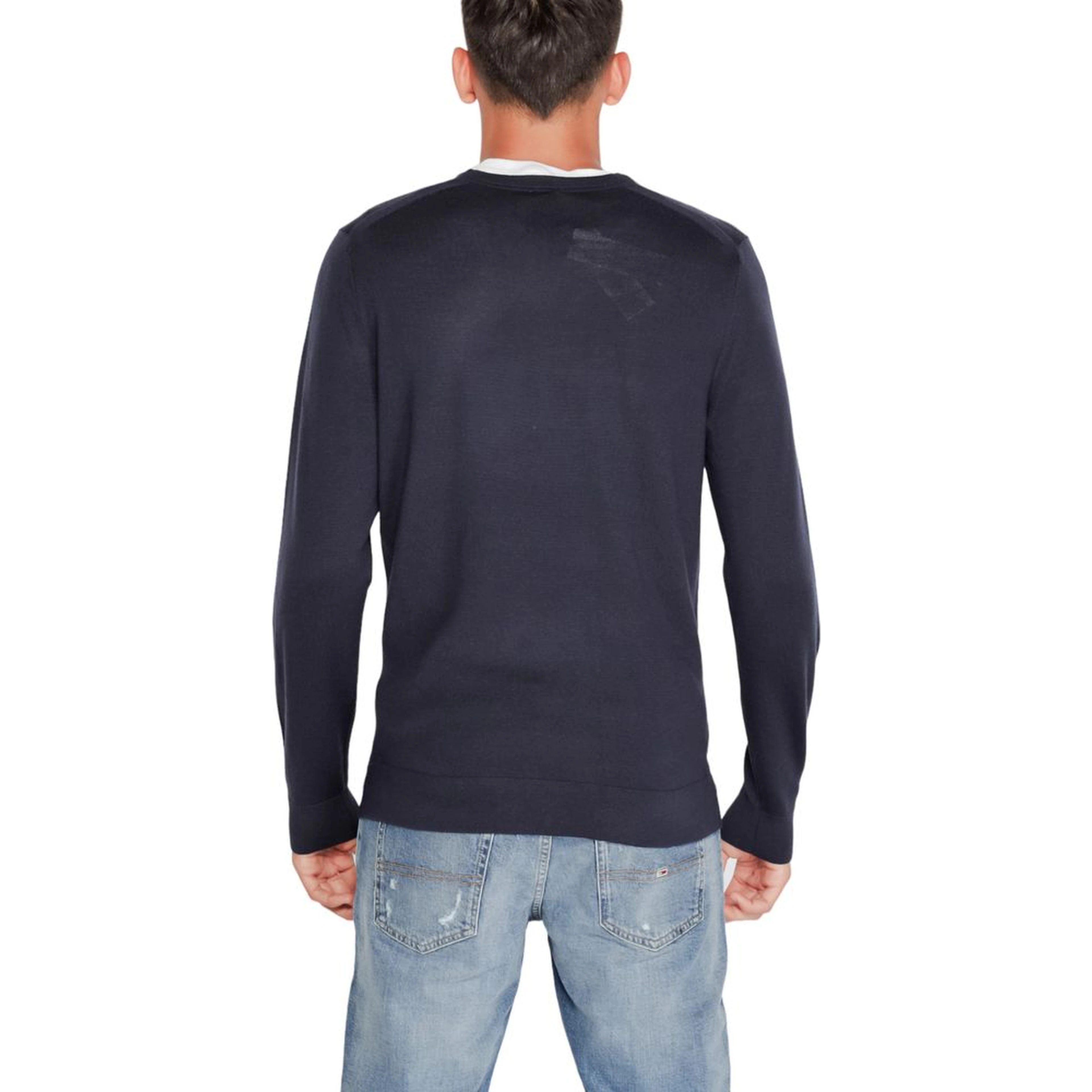 Blue Recycled Wool Sweatshirt