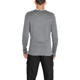 Gray Recycled Wool Sweatshirt