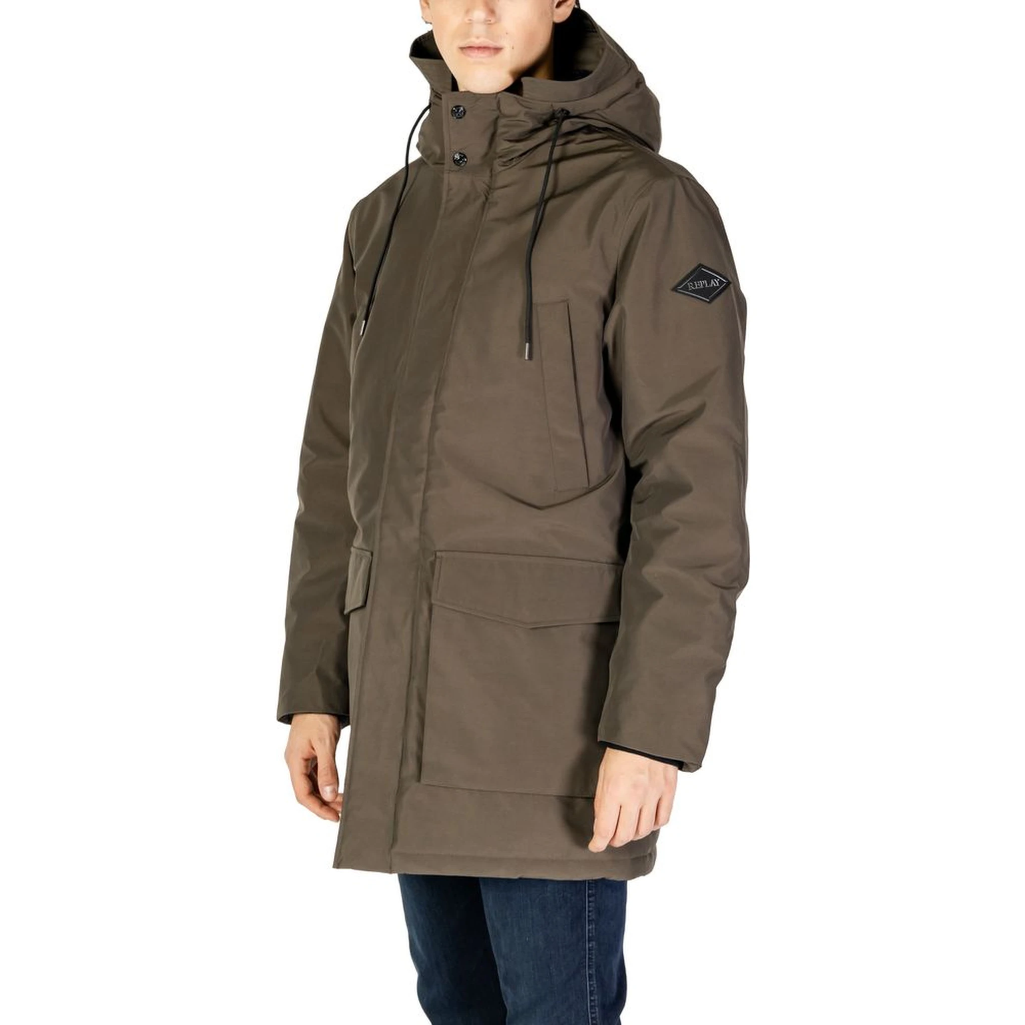 Green Polyamide Parka
