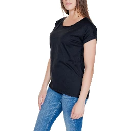 Black Cotton T-Shirt