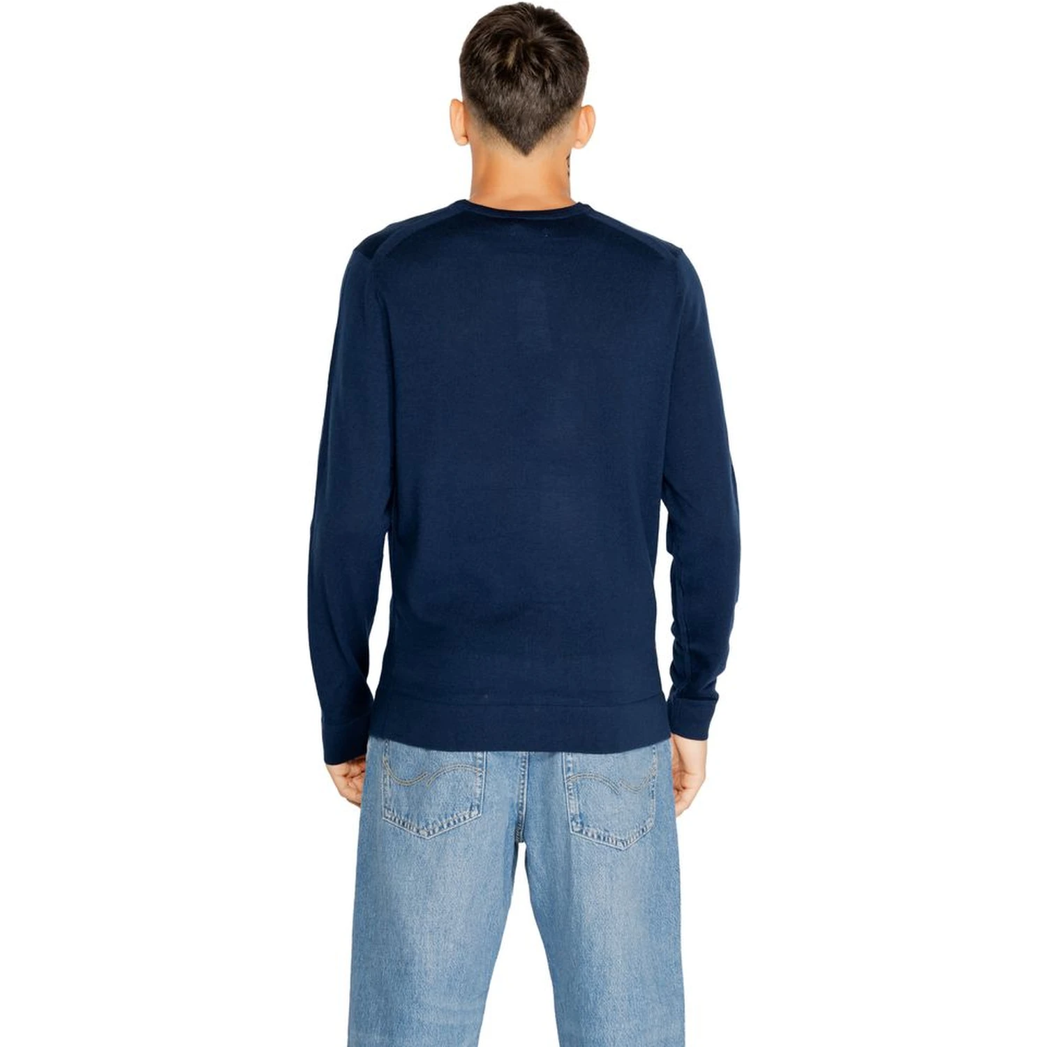 Blue Recycled Wool Sweatshirt
