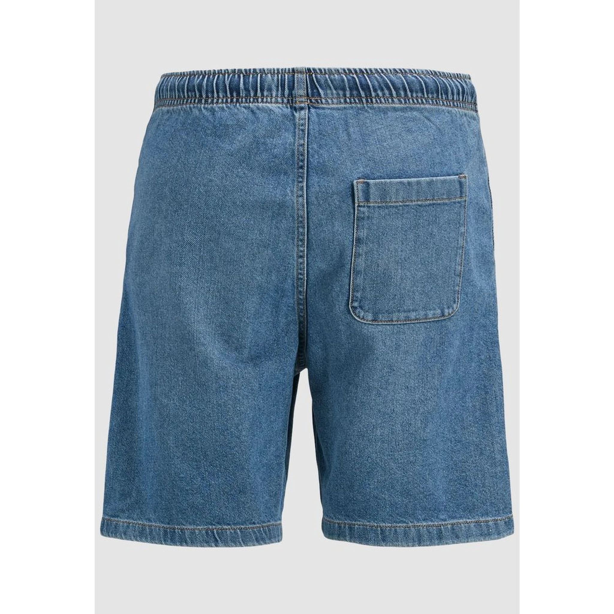 Light Blue Cotton Bermuda Shorts
