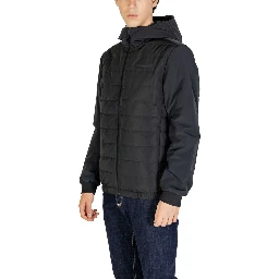Black Recycled Polyester Shell Jacket