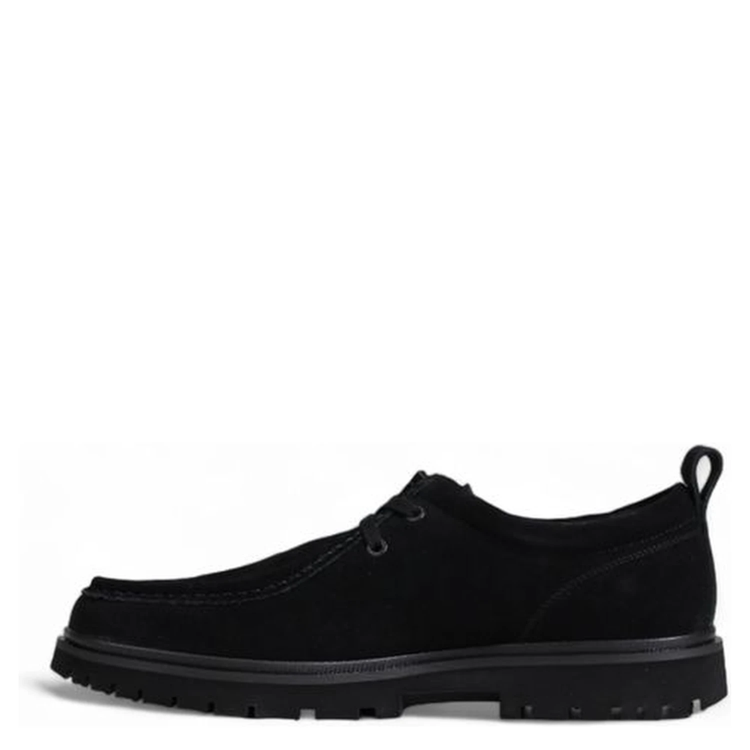 Black Suede Leather Oxfords And Derbies