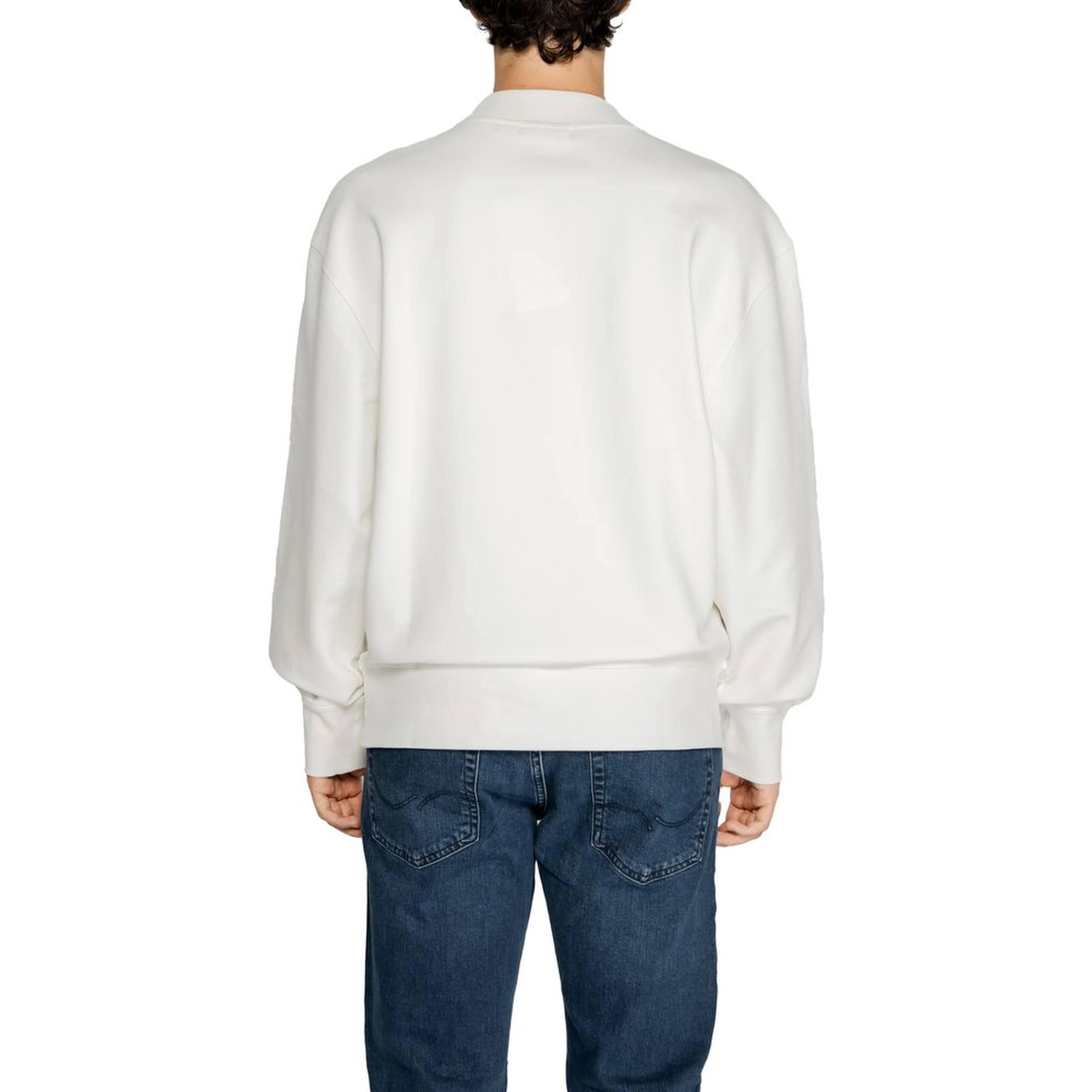White Recycled Cotton Sweatshirt