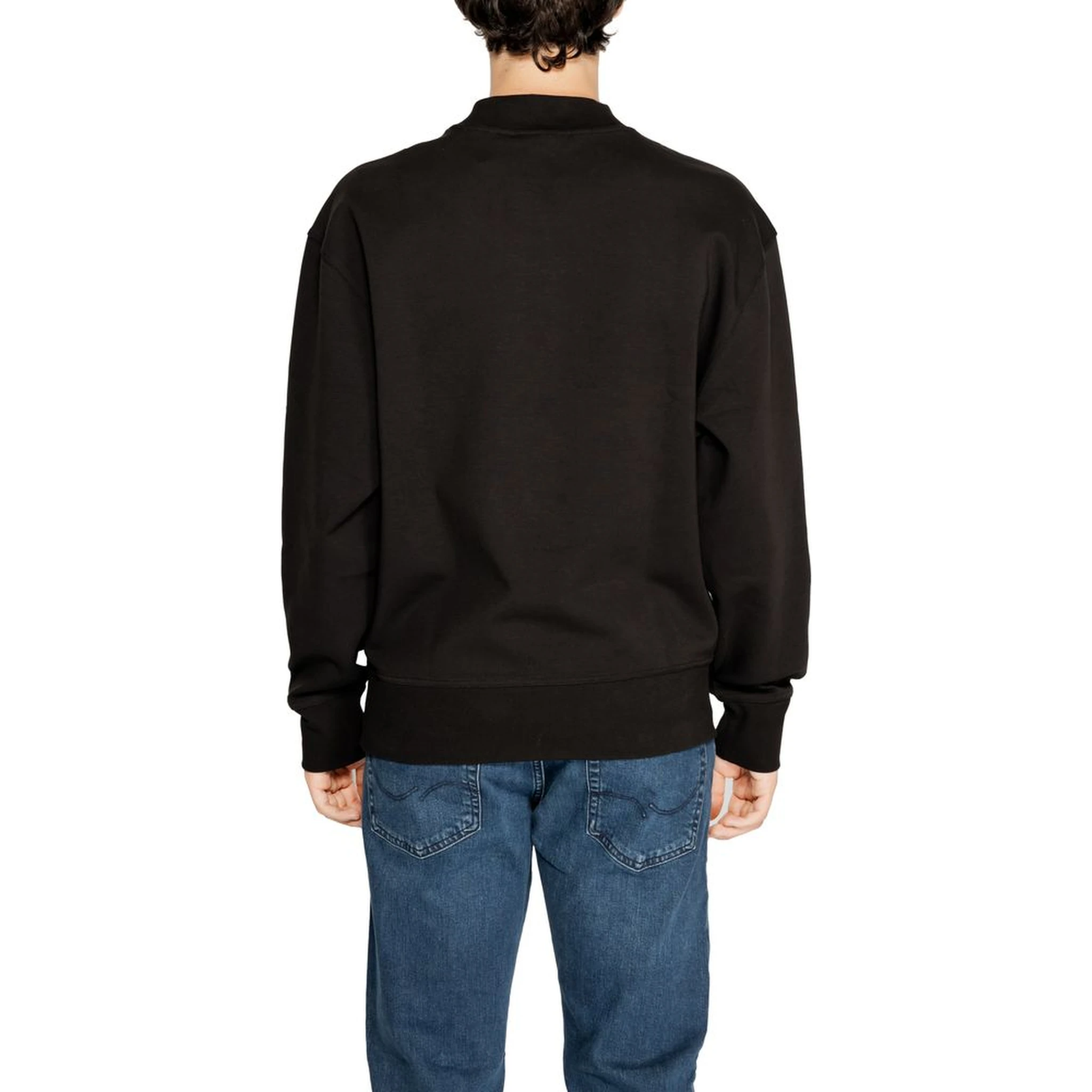 Black Recycled Cotton Sweatshirt