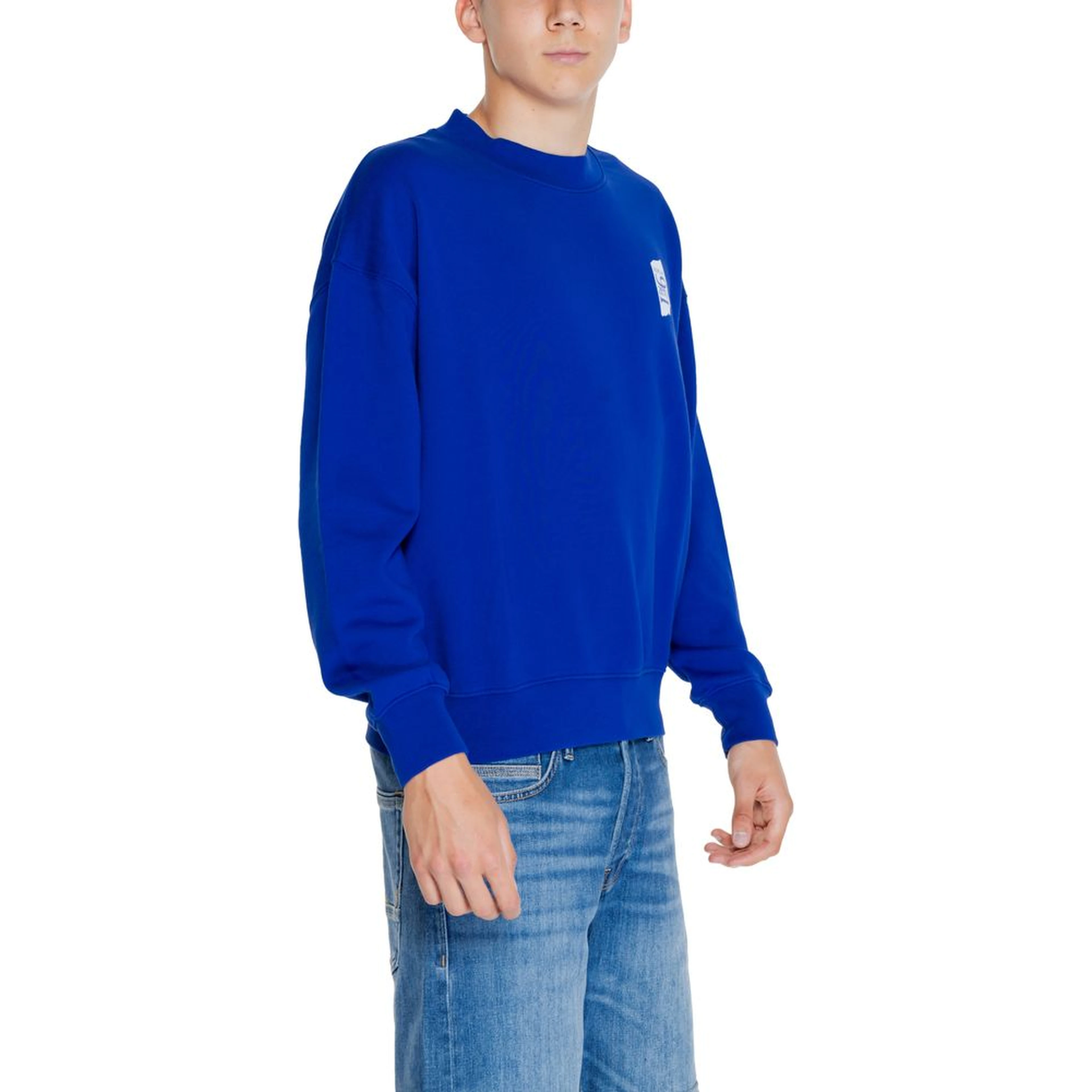 Blue Cotton Sweatshirt