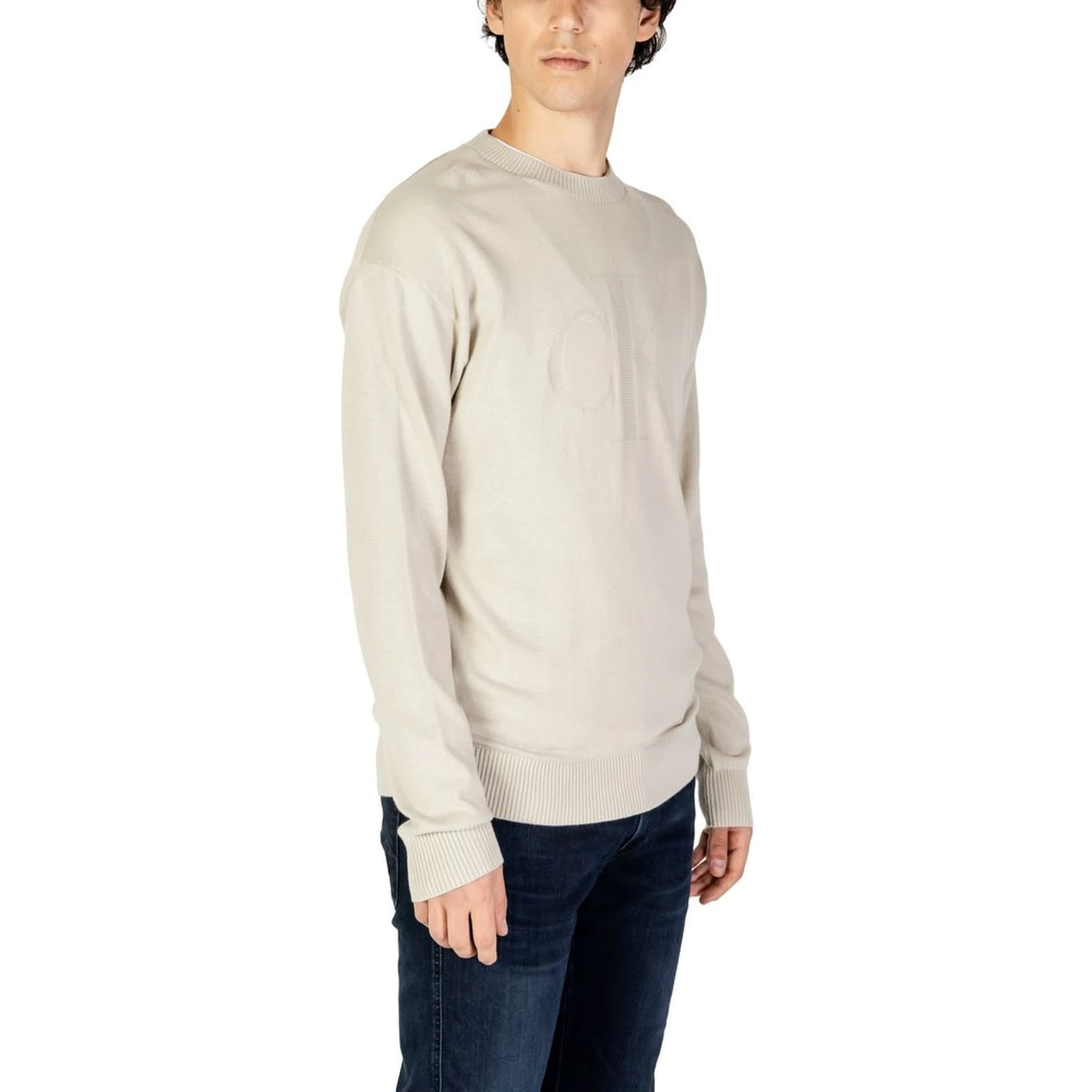 Beige Organic Cotton Sweatshirt