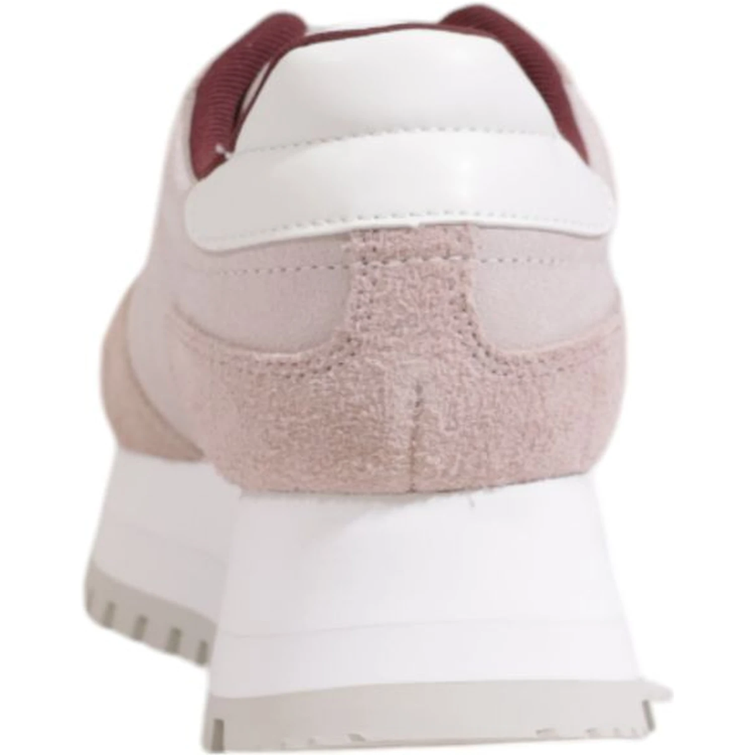 Purple Leather Low Top Sneakers