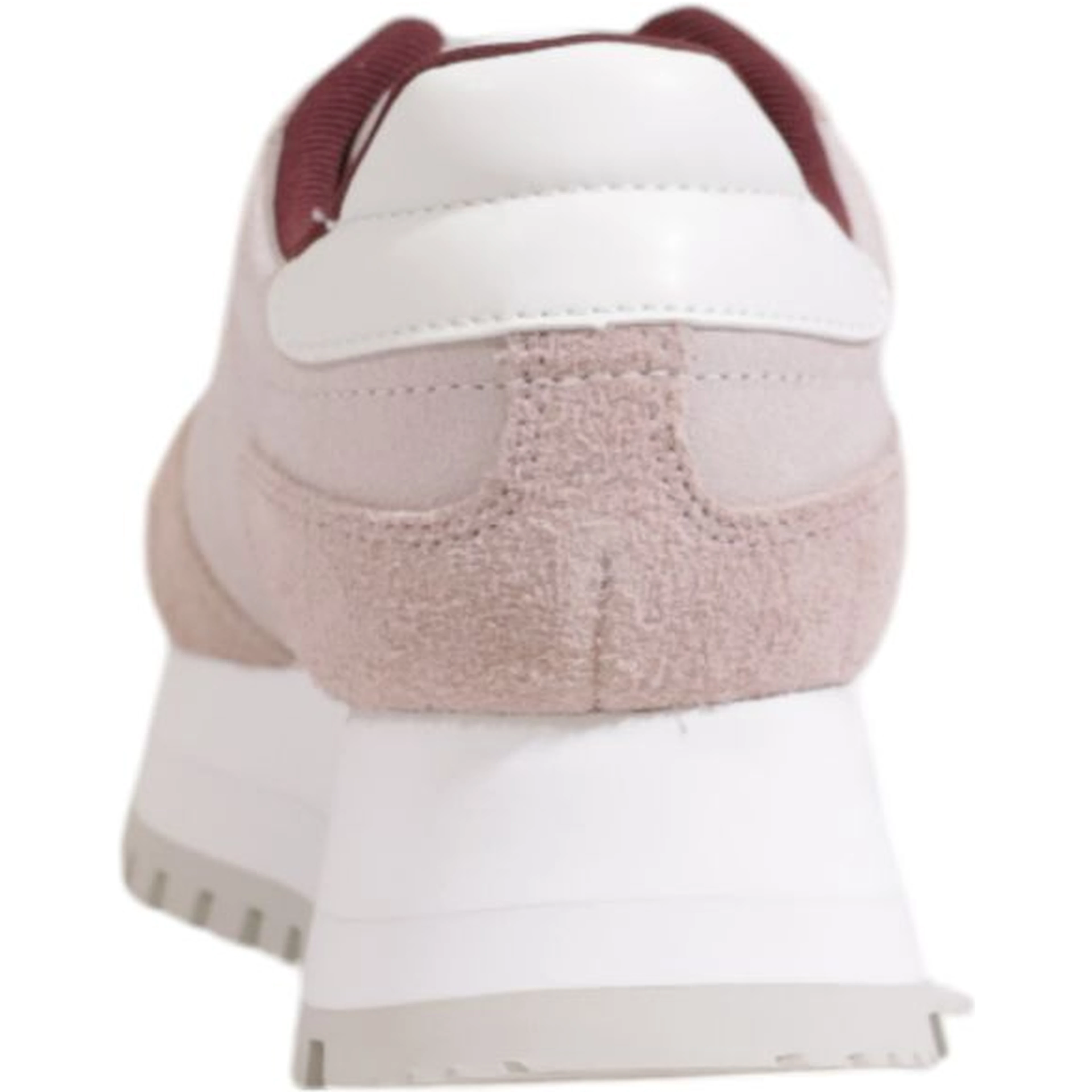 Purple Leather Low Top Sneakers