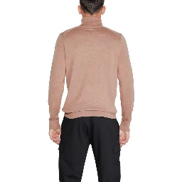 Beige Wool Turtleneck