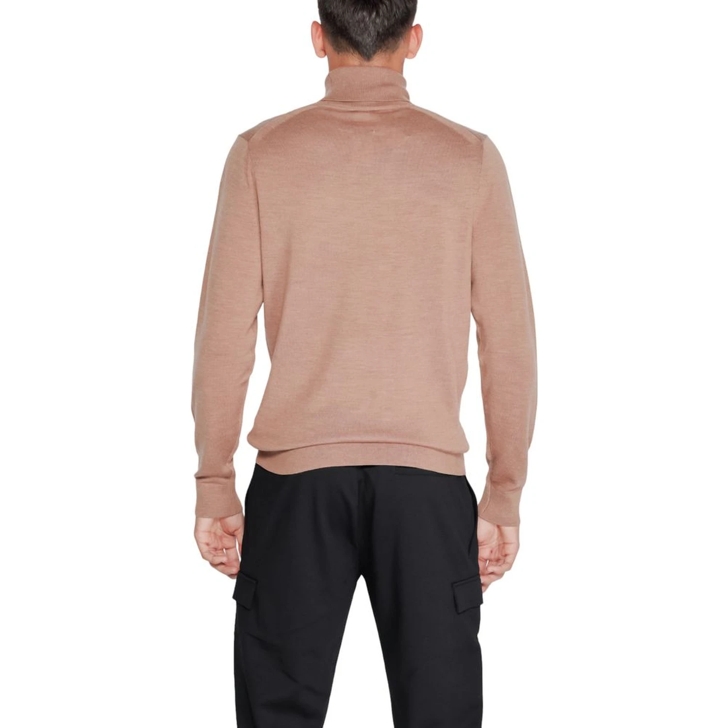 Beige Wool Turtleneck