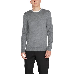 Gray Recycled Wool Sweatshirt