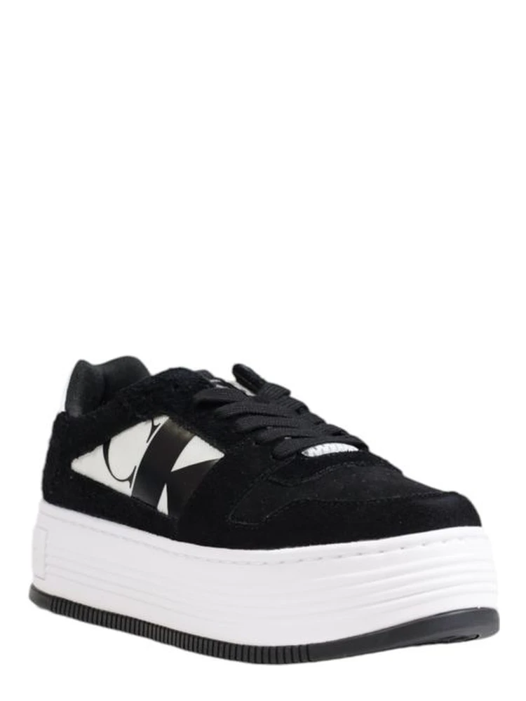 Black Leather Platform Sneakers alternative