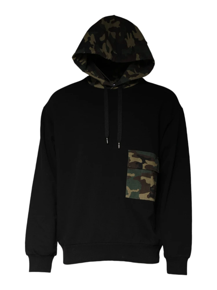 Black Camouflage Hooded Sweatshirt Sweater alternative