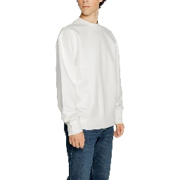 White Recycled Cotton Sweatshirt