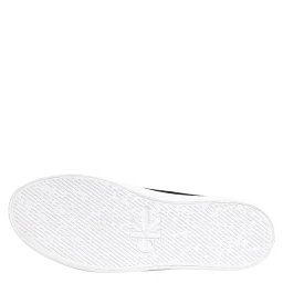 Black Suede Leather Platform Sneakers