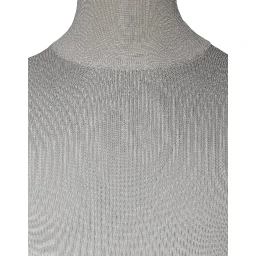 White Long Sleeve Turtleneck Men Pullover Sweater
