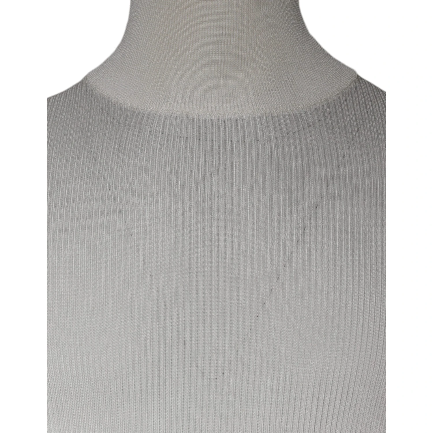 White Long Sleeve Turtleneck Men Pullover Sweater