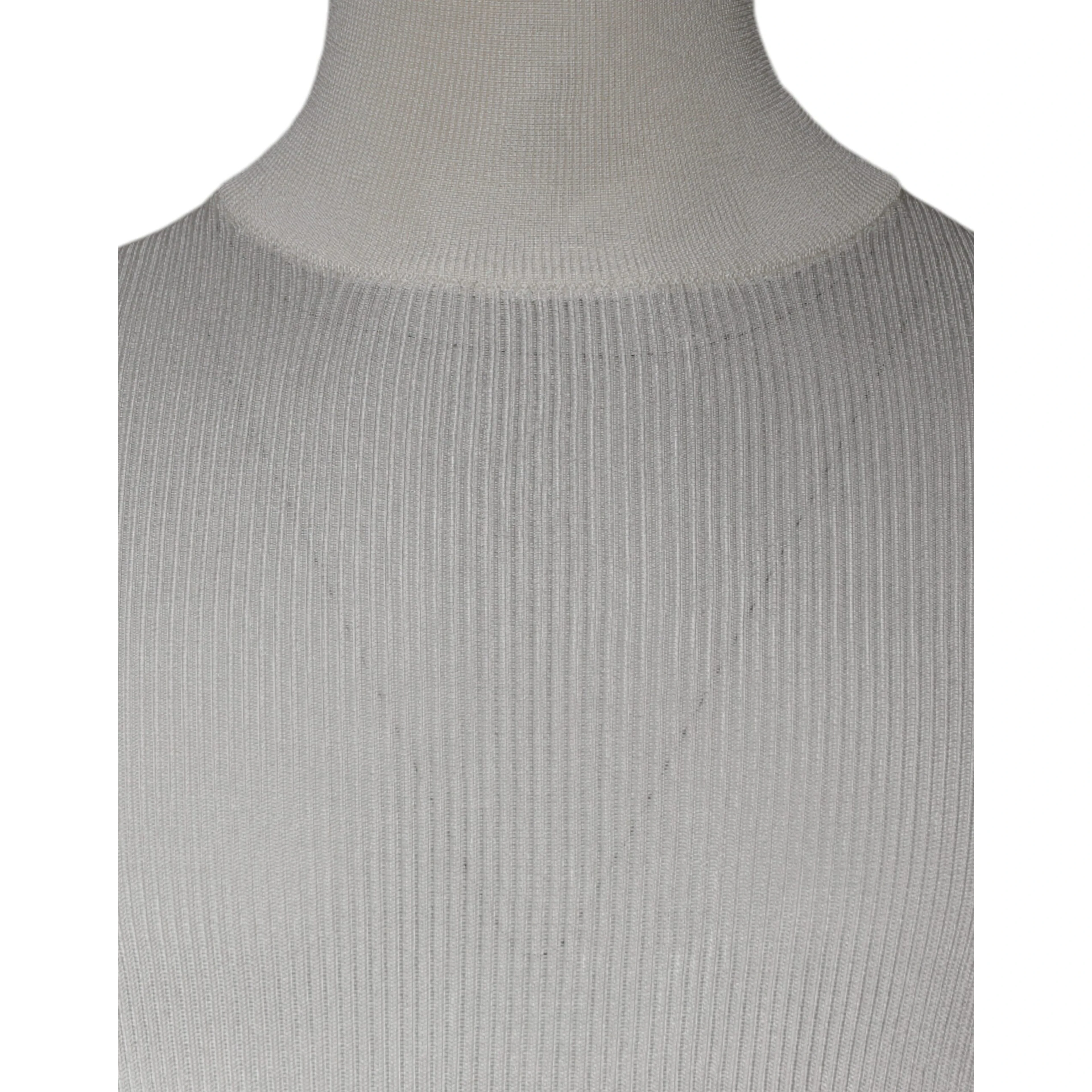 White Long Sleeve Turtleneck Men Pullover Sweater
