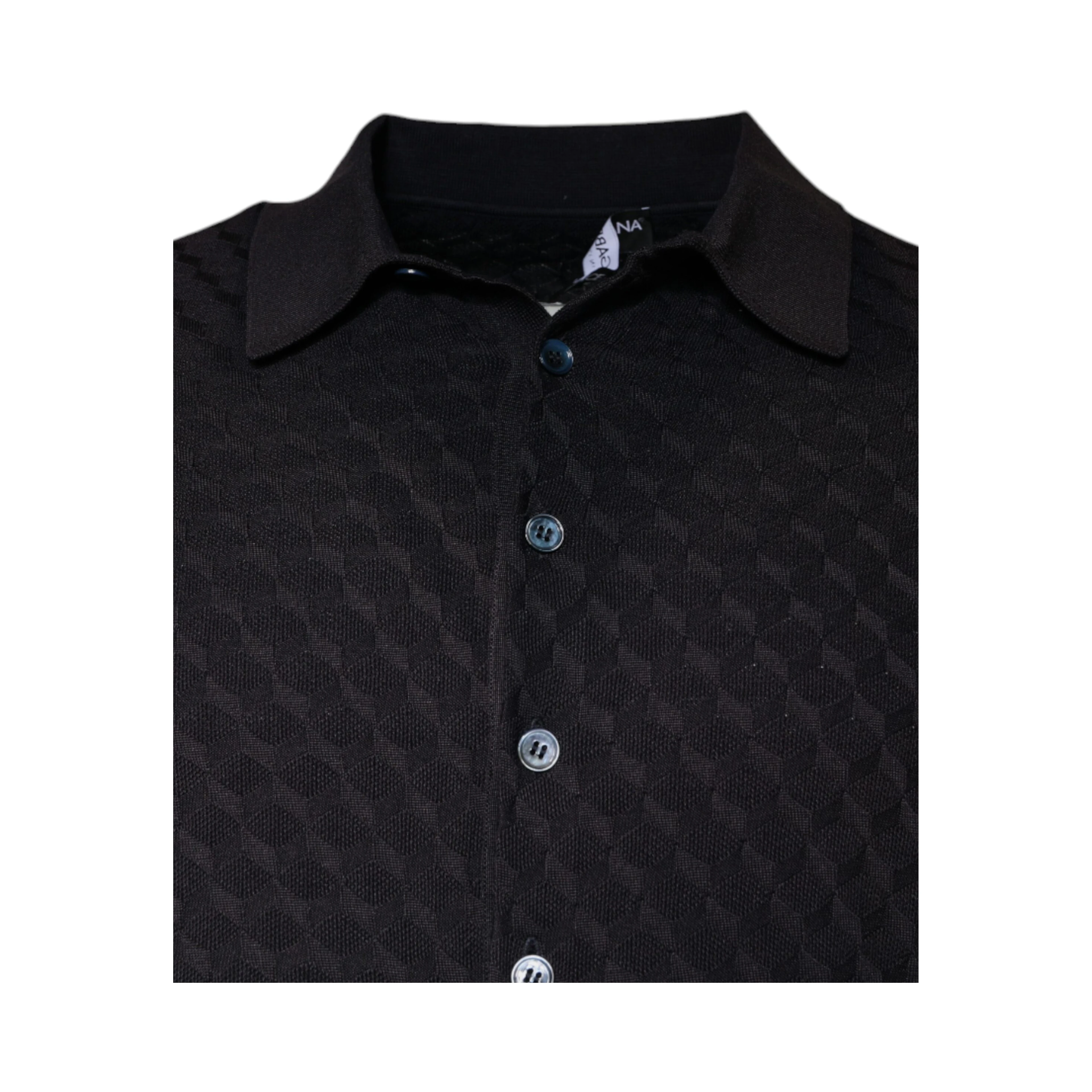 Multicolor Silk Button Down Collared T-shirt