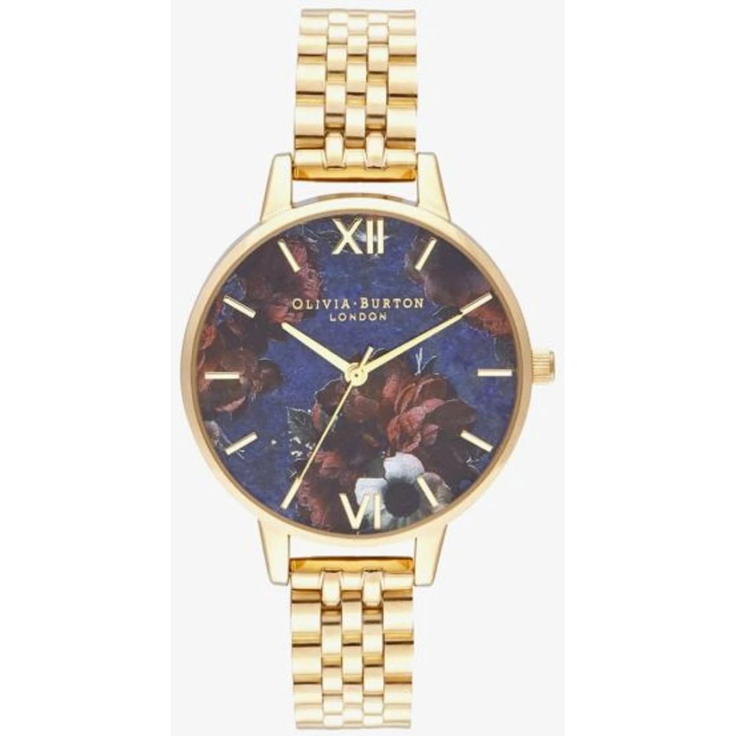 Gold Stainless Steel Dress Watch