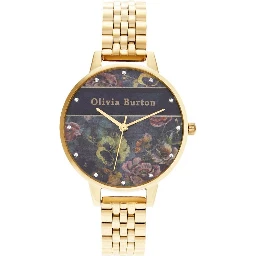 Gold Stainless Steel Dress Watch