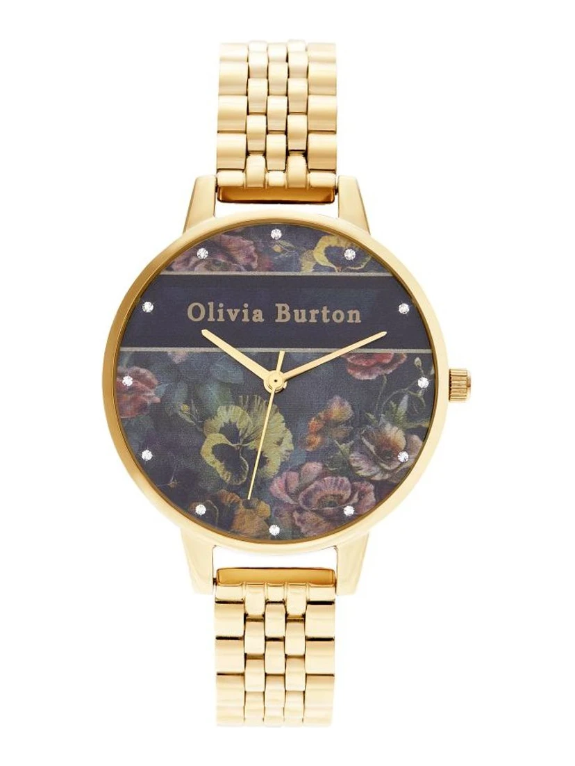 Gold Stainless Steel Dress Watch