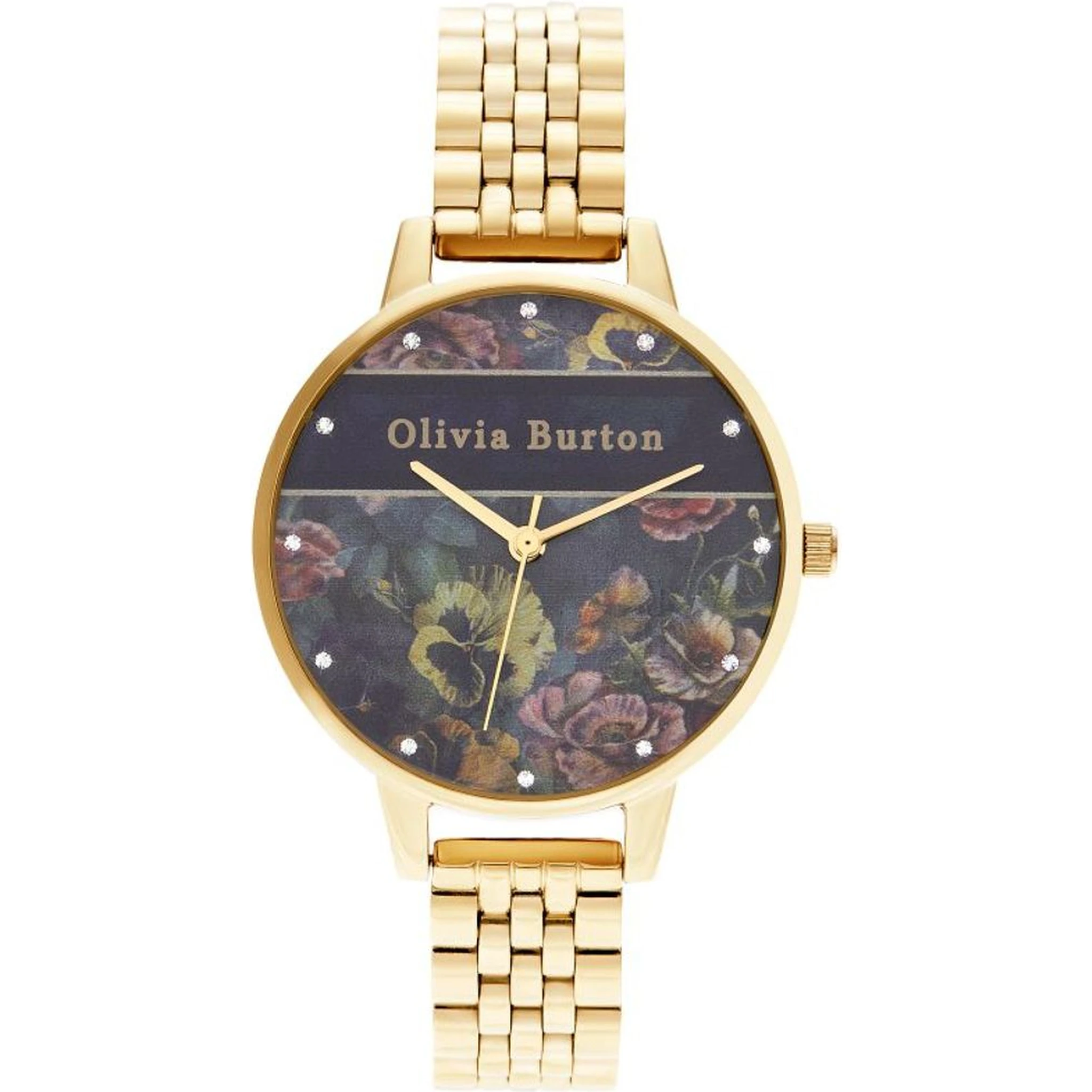 Gold Stainless Steel Dress Watch