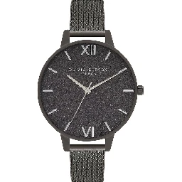 Black Stainless Steel Dress Watch