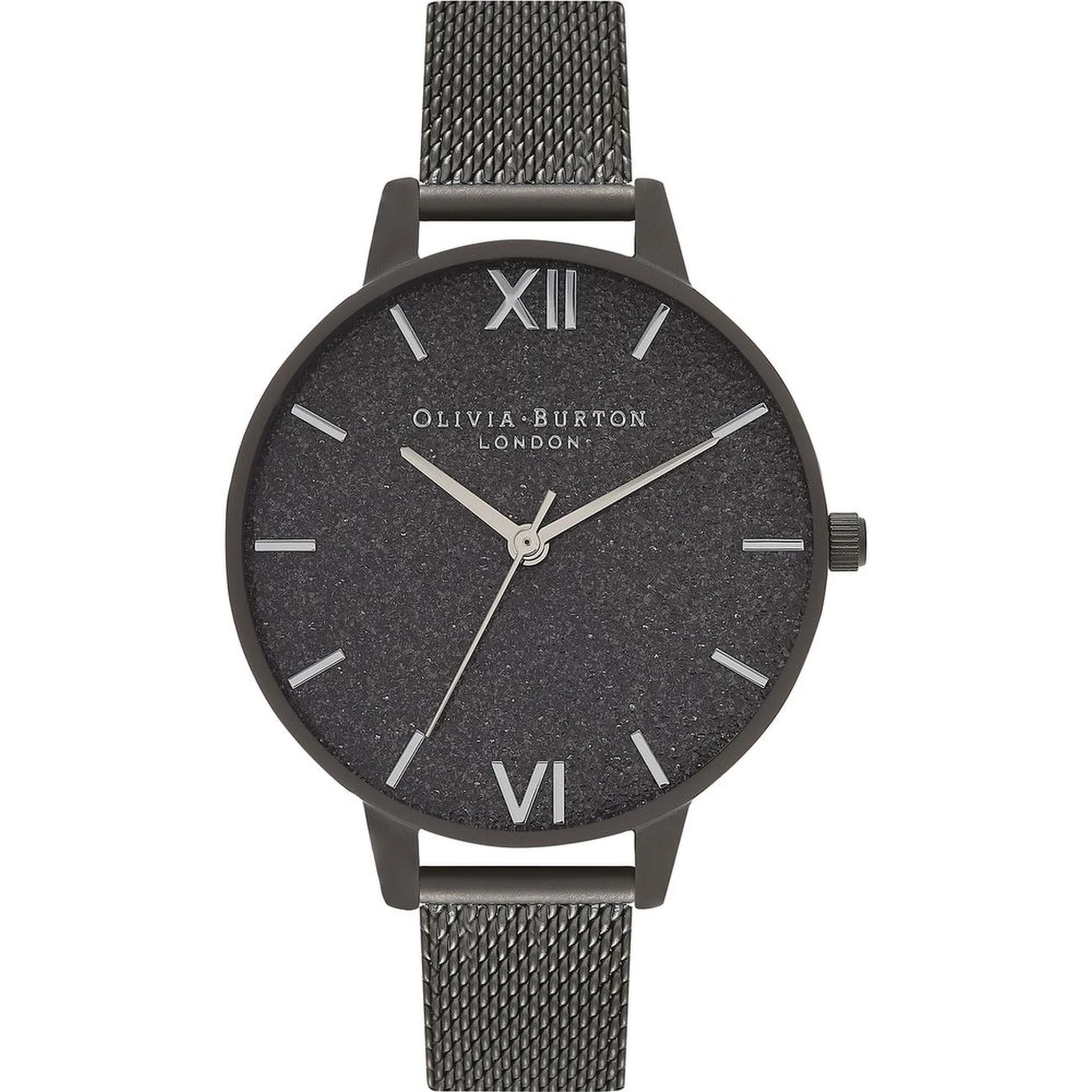 Black Stainless Steel Dress Watch