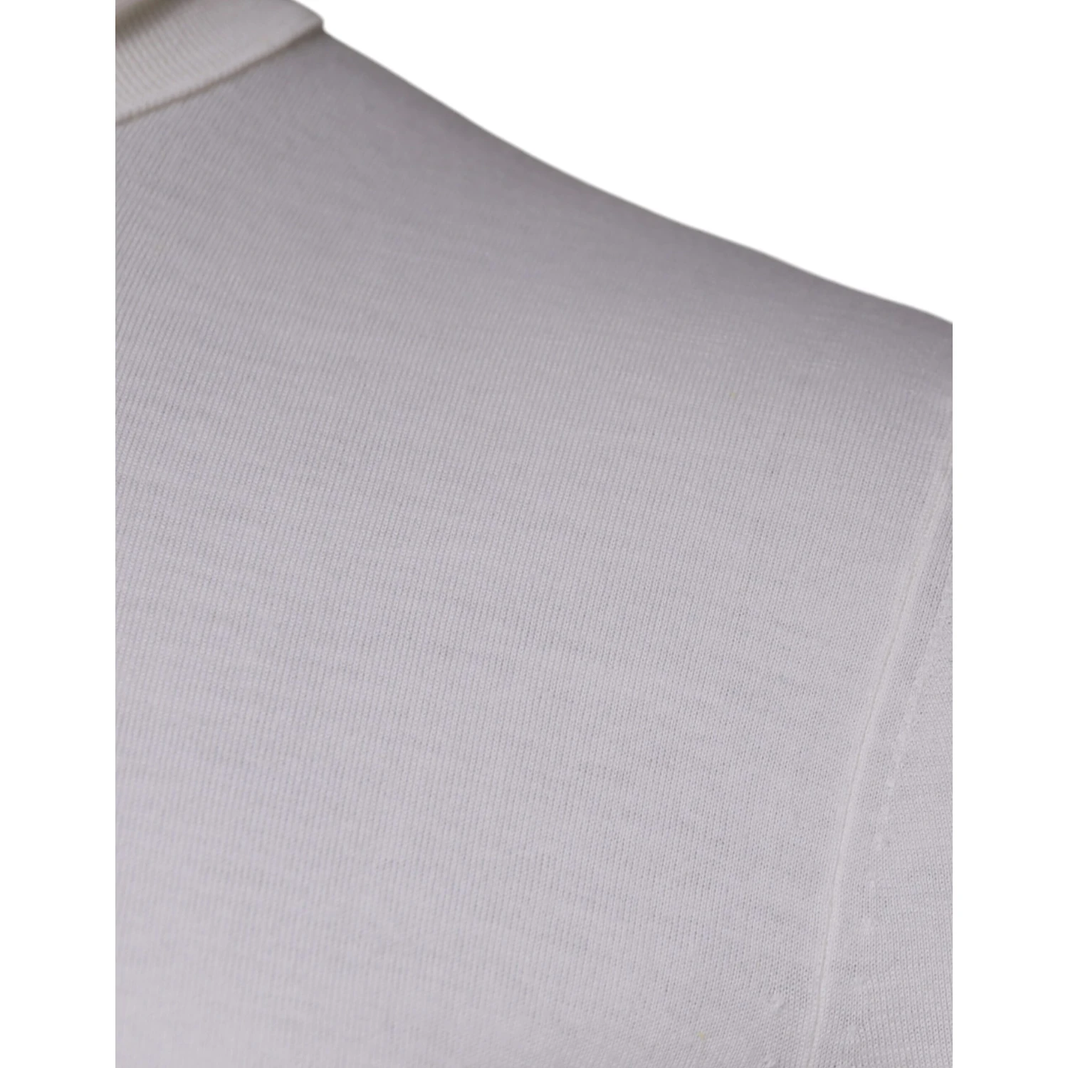 White Long Sleeve Turtleneck Men Pullover Sweater