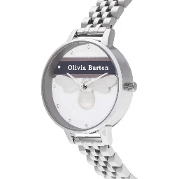 Silver Stainless Steel Dress Watch