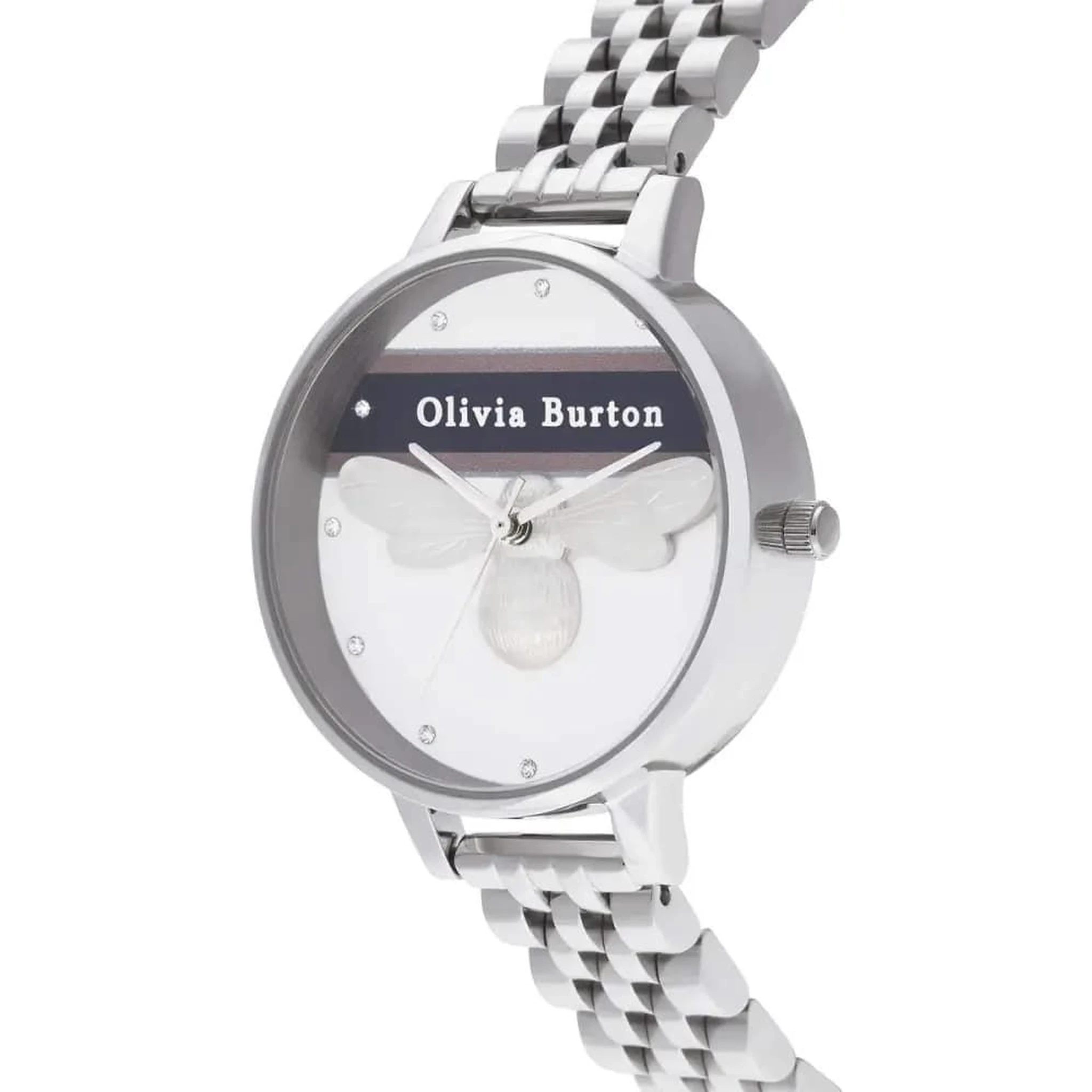 Silver Stainless Steel Dress Watch