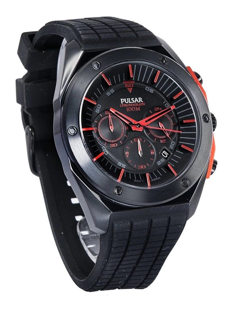 Black Rubber Sport Watch alternative