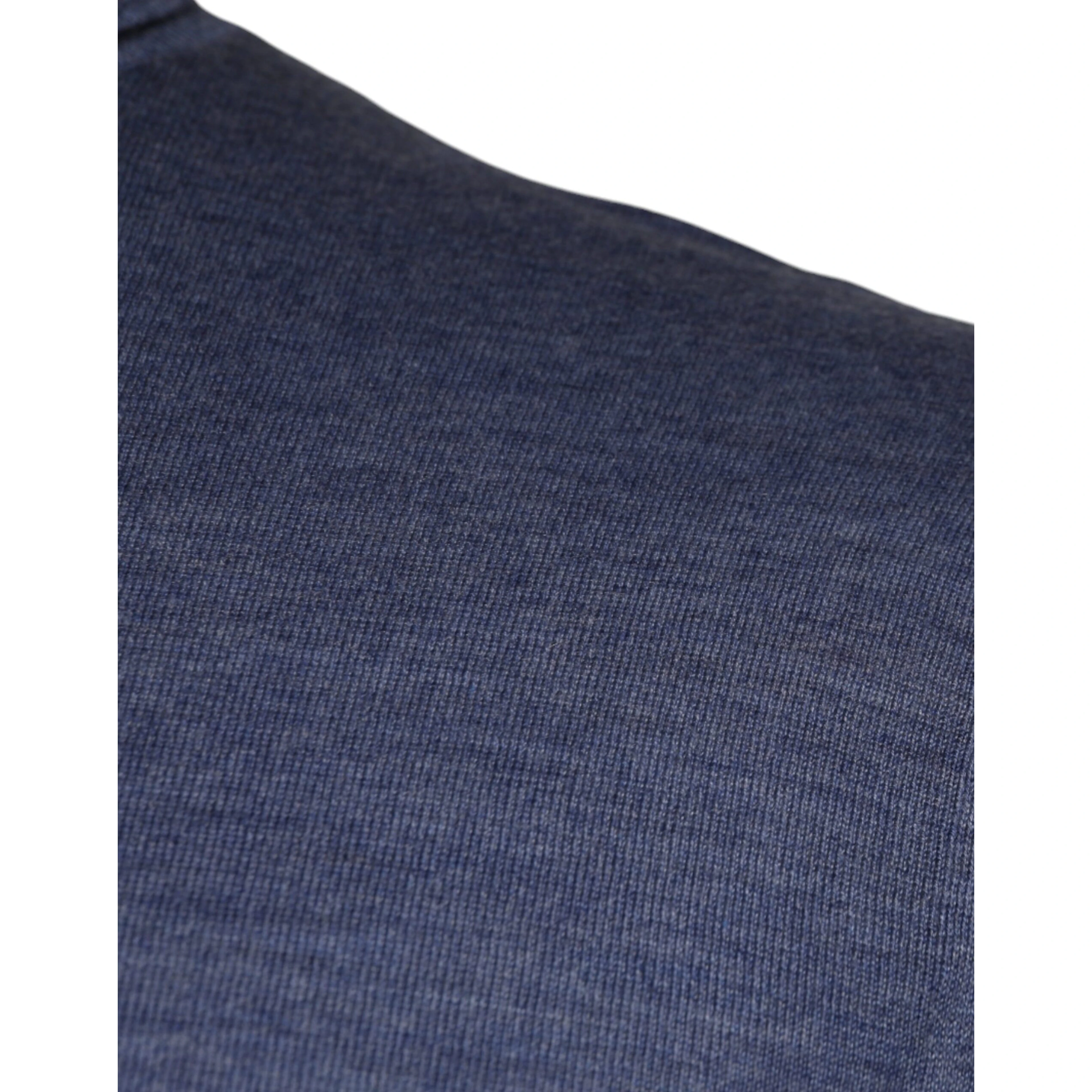 Purple Blue Long Sleeve Turtleneck Pullover Sweater